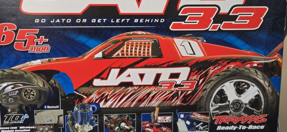 Nitro fuel Rc car Used three times like brand new