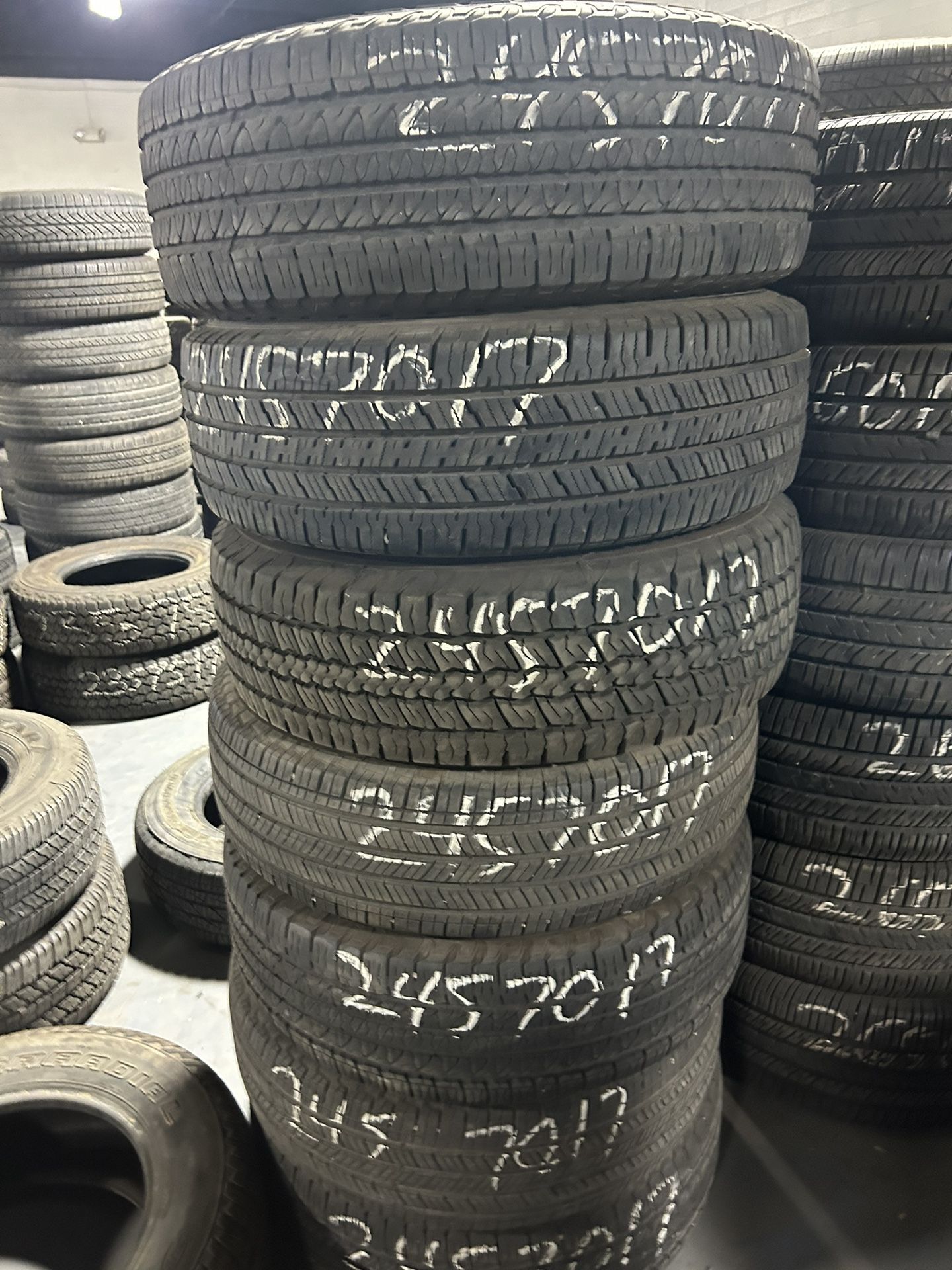 245-70R17 USED TIRES ‼️