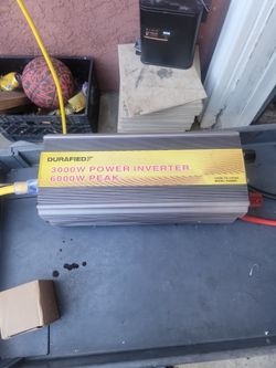 3000 Watts RUNNING AC Inverter And 12v Battery