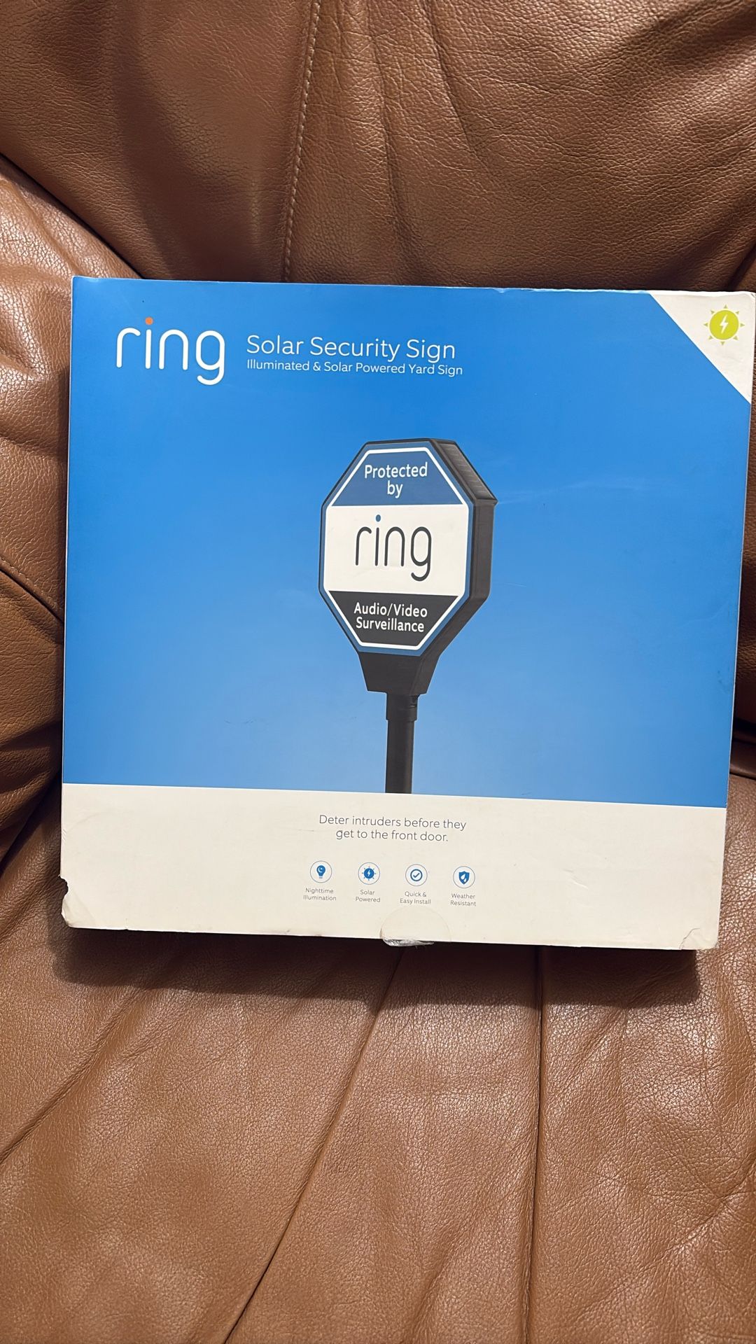 Ring Solar Security Sign