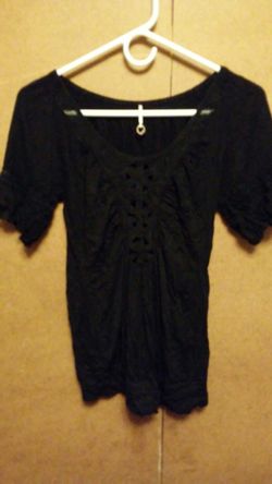 Robin K Black Top Sz Sm $5