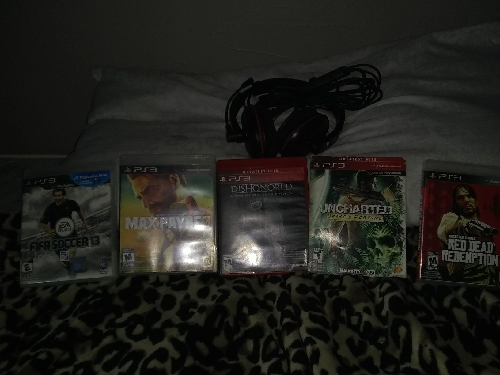 PlayStation 3 games/turtle Beach gaming headset