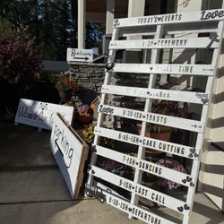 Wedding Sign Set (4)