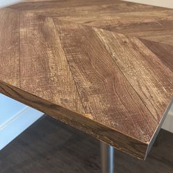 2x2 ft wooden table