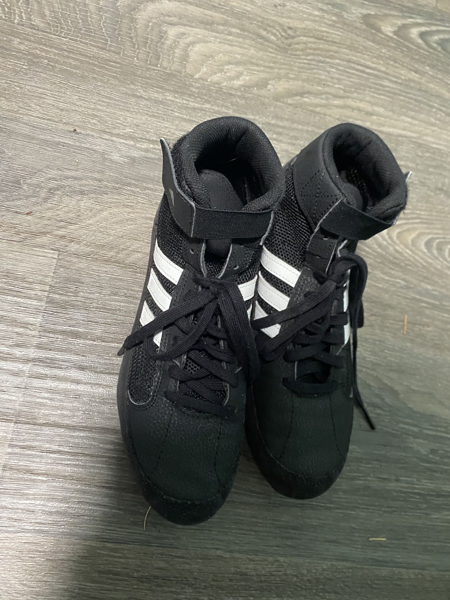 Black adidas Wrestling Shoes Size 7 1/2