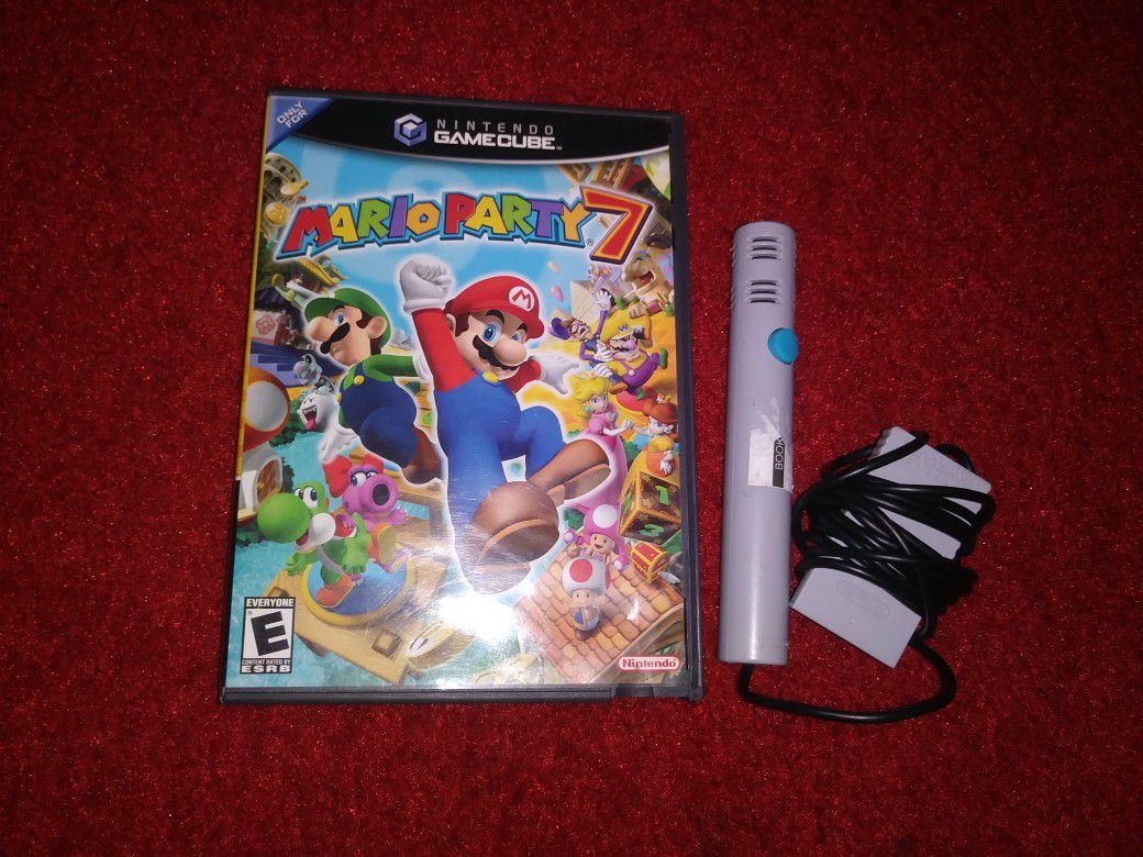 Mario party 7 with mic for gamecube