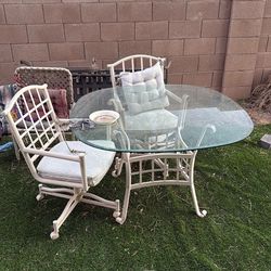 Glass Table Set