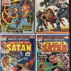 The Son of Satan comic book lot! 4 issues vintage comics