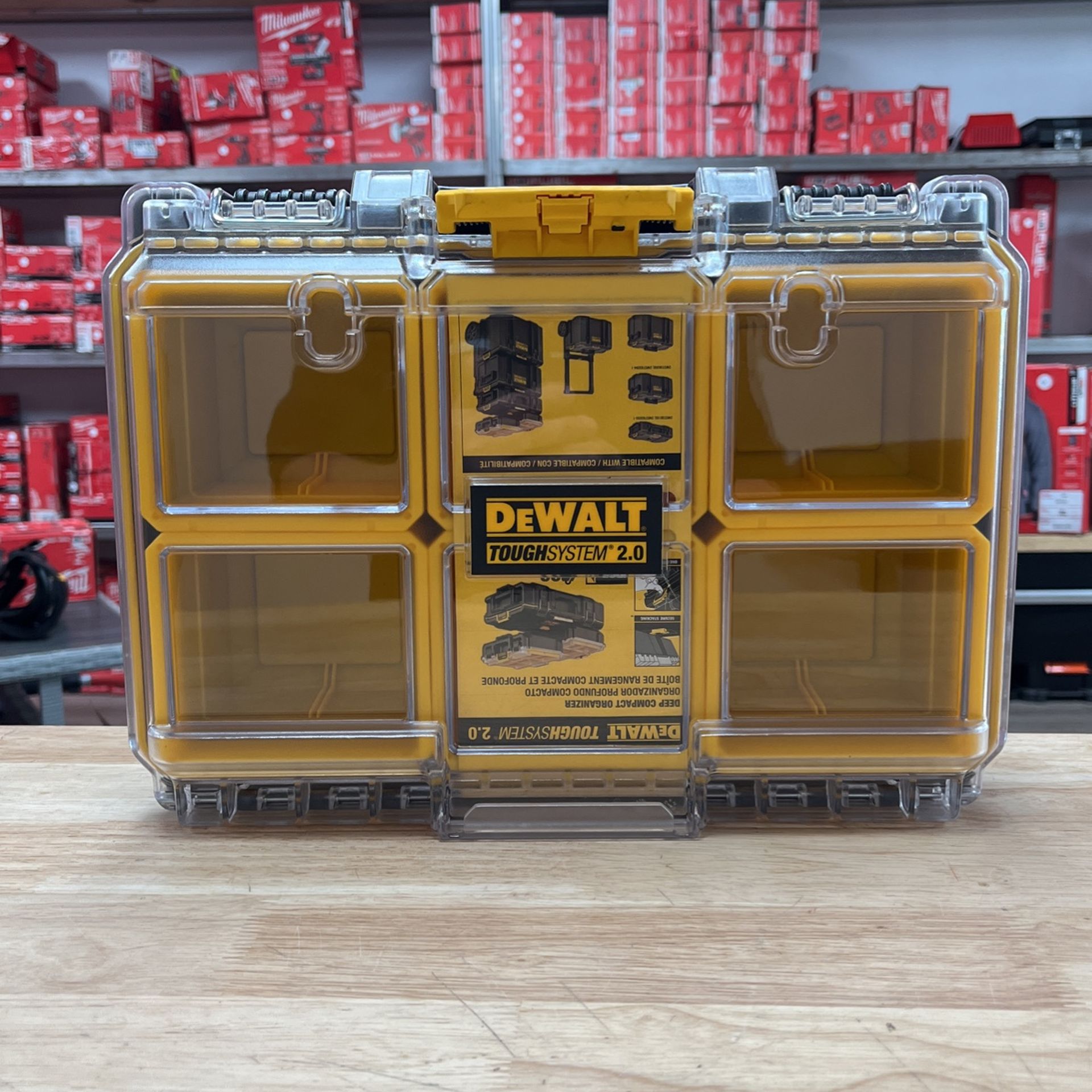 DEWALT TOUGHSYSTEM 2.0 6-Compartment Small Parts Organizer
