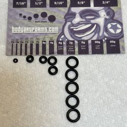 Gauges O Rings Lot
