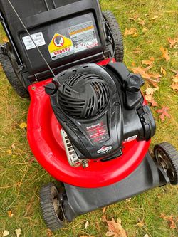 Like New Yard Machines Mulching Lawnmower and Bagger