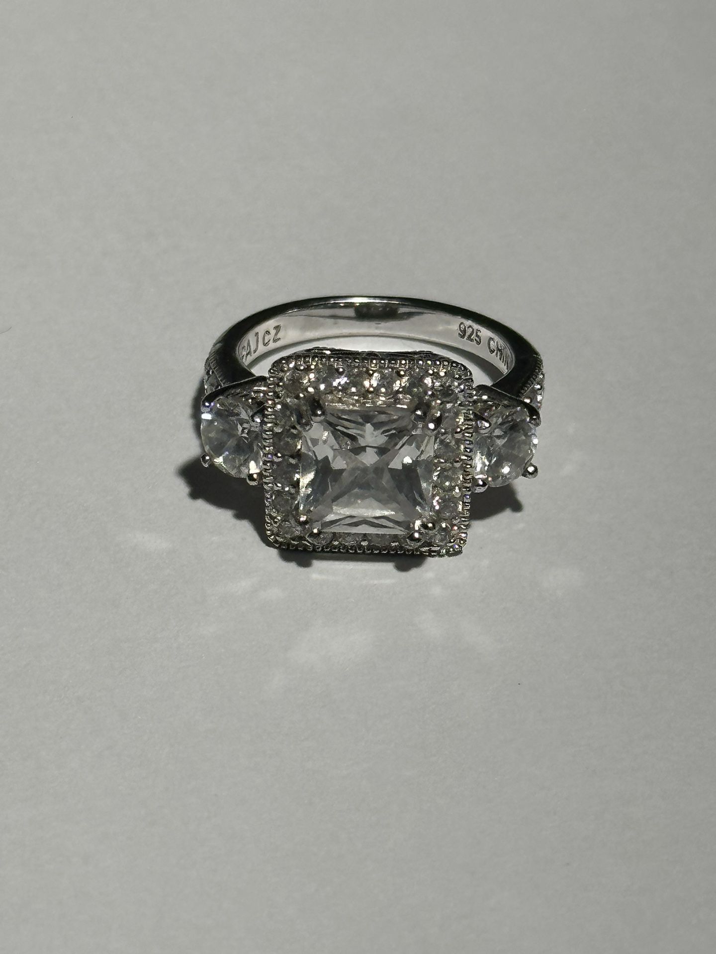 PAJ CUBIC ZIRCONIA STERLING SILVER RING