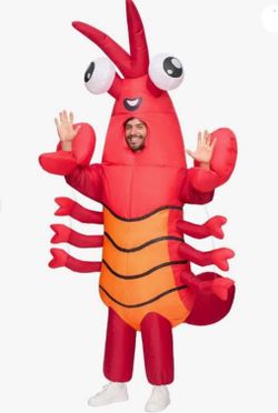 Spooktacular Creations Adults Halloween Inflatable Costumes, Full Body Lobster