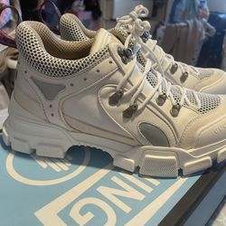 Gucci Flashtrek “White” Size: 10W