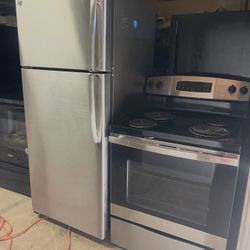 Set Estufa Eléctrica Y Refrigerador 