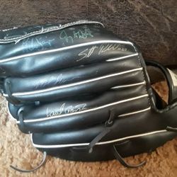 Sky Sox Signed Youth Size Baseball Glove Mitt 