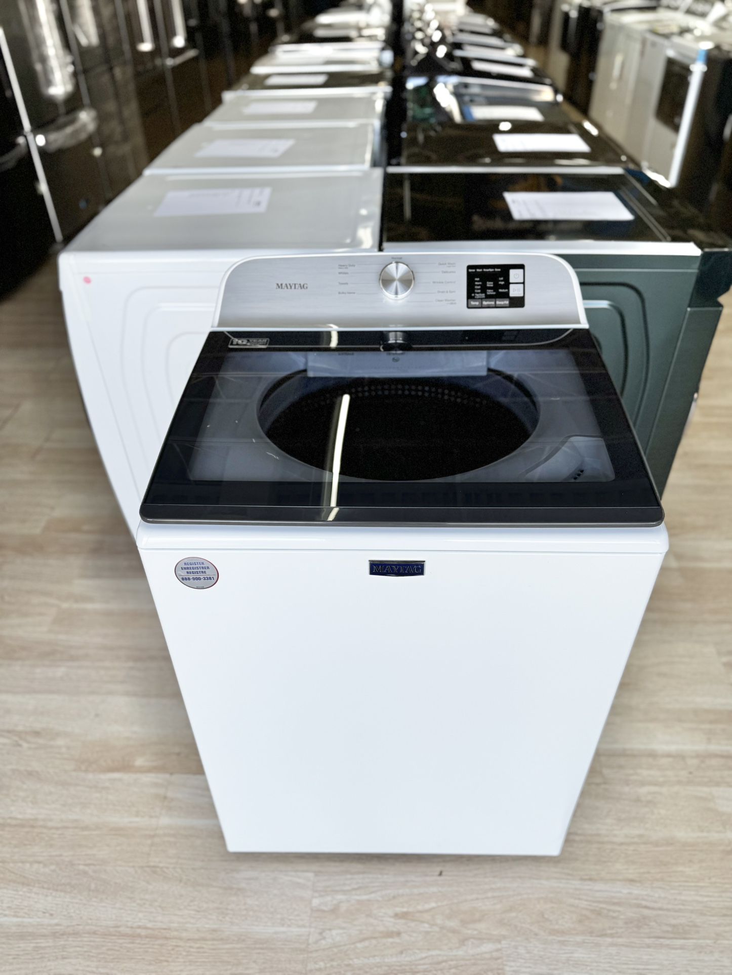 New Maytag 4.8 Cu. Ft. White Top Load Washer With Deep Fill - MVW6200KW