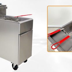 50 lbs NSF natural gas Deep fryer HFRF-120B-NG