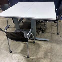 Herman Miller Caper Chairs! We Also Have Standing Desks, Chairs, Monitor Arms, Monitors, And File Cabs.