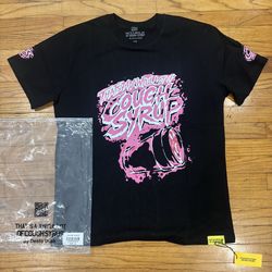 Thats a awful lot of cough syrup black and pink t shirt