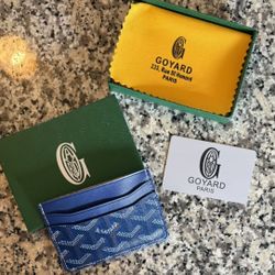Card wallet blue