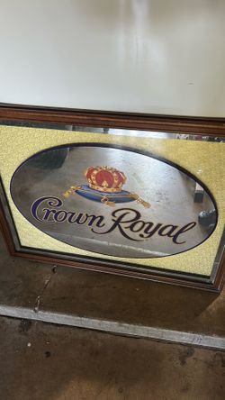 Crown royal mirror frame