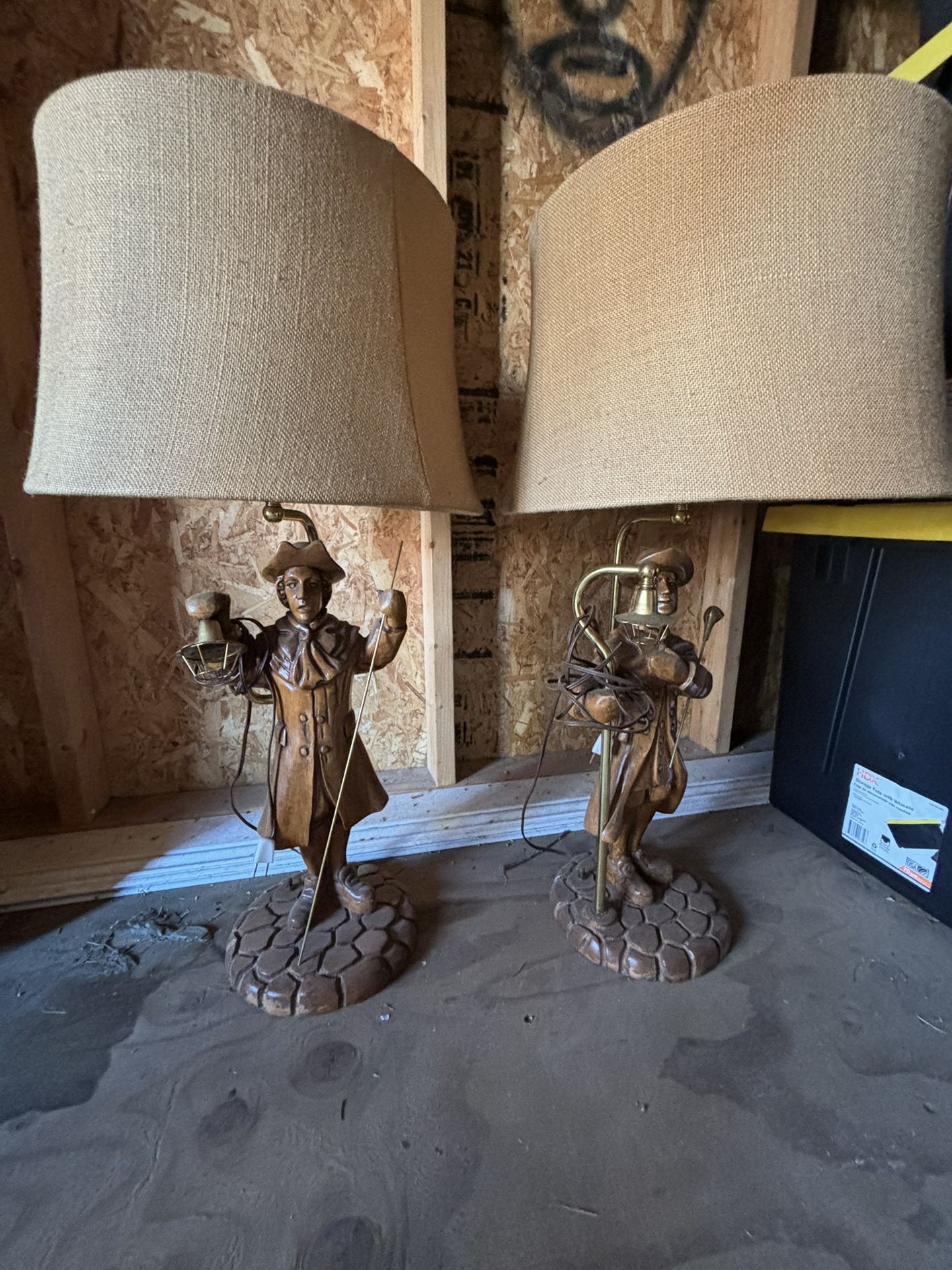 Vintage Wooden Lamps