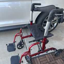 Health Line Rollator / Transport Chair