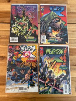 Weapon X 1-4 Age of Apocalypse Complete Set! Marvel Comics 1995