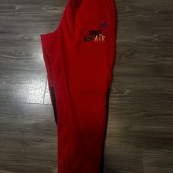 Red And Black Nike Sweats