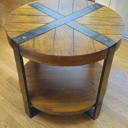 Industrial Side Table