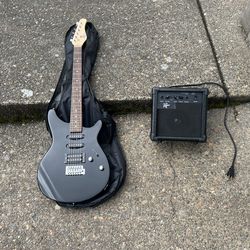 Rogue Electric Guitar and Amp