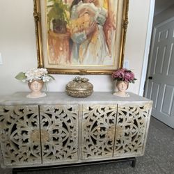 Very Gorgeous  Console  Cabinet only 54 W 14 D 30h