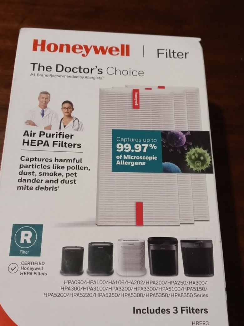 Honeywell Filter 3pk. HRFR3