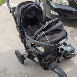 Chicco Activ3 Jogging Stroller & KeyFit 30 Travel System + TWO Bases