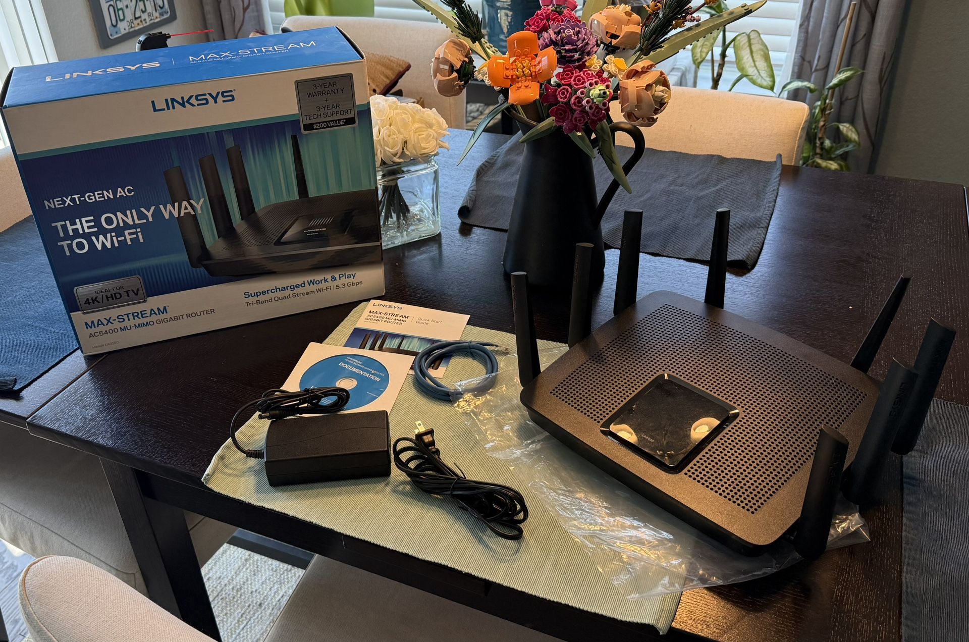 Linksys AC-5400 EA-9500MU-MIMO 1GB Gaming Router