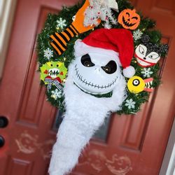 Nightmare Before Christmas Christmas Town Wreath