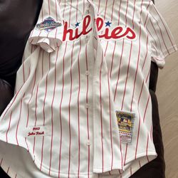 Phillies Authentic Kruk Jersey Size L