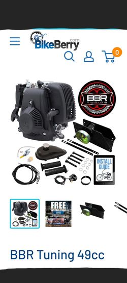 BBR 49cc rear drive bicycle motor kit.