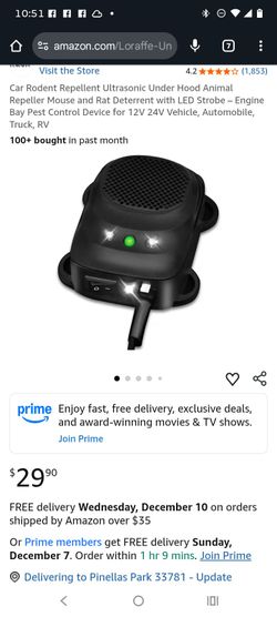 Automobile Rodent Repellent