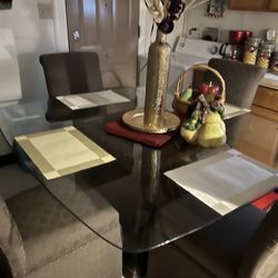 Beautiful Glass Dining Set