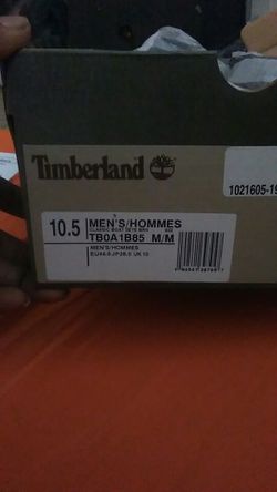 Timberland 10.5 mens/hommes