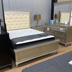 🔥Week Promotion!!! Any 4 PC  Bedroom Set (no Mattress Included)🔥