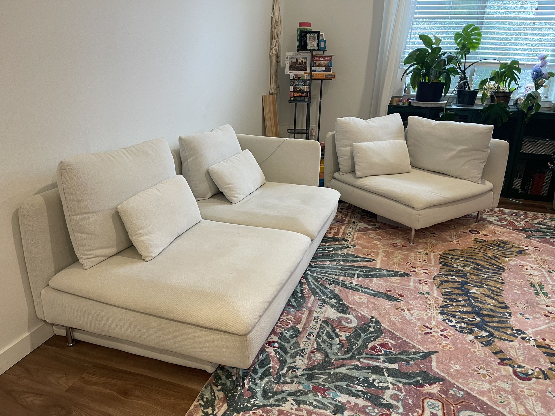 Soderhamn IKEA Loveseat And Corner Seat