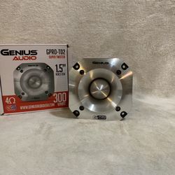 New Genius Audio 4 Inch Aluminum Bullet loud Tweeter  $35 each  