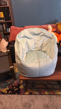 Light Blue Bean Bag Chair