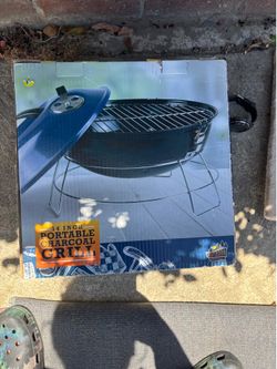 New portable bbq pit