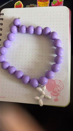 Purple necklace