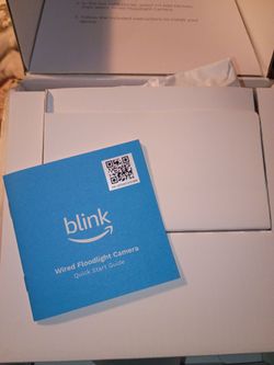 Blink wired floodlight camera