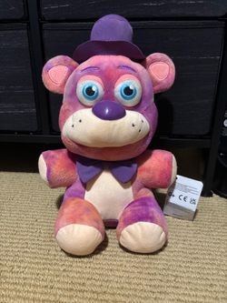 Jumbo tie dye Freddy fnaf plush hot topic exclusive